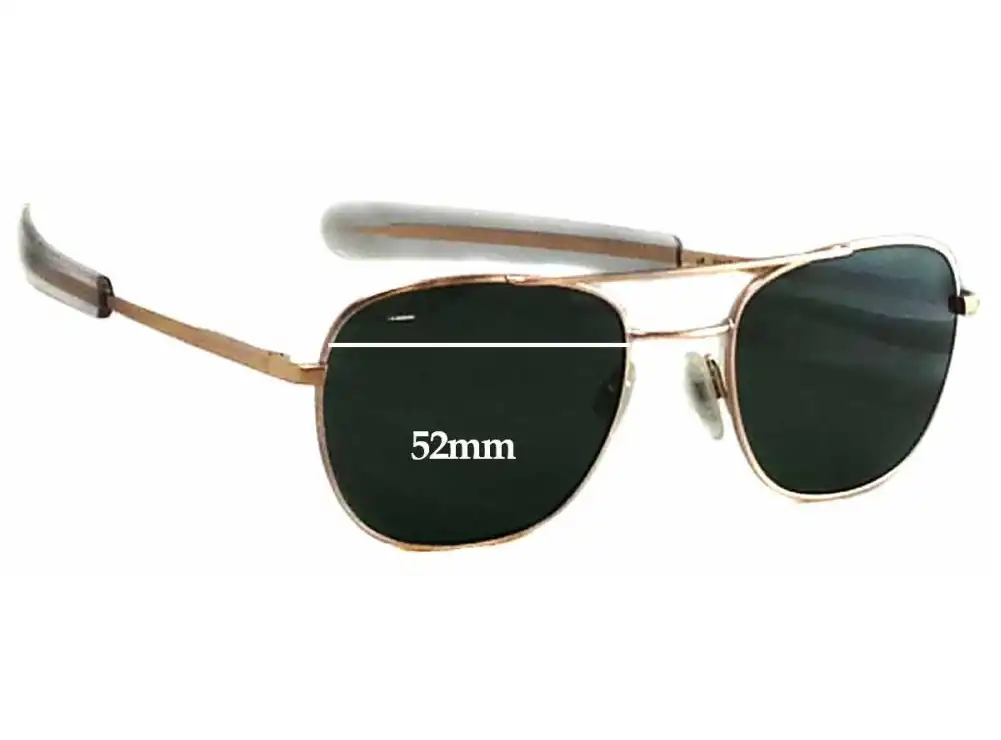Sunglass Fix Replacement Lenses for Randolph Engineering RE FGN - 52mm Wide Sunglass Fix Replacement Lenses for Randolph Engineering RE FGN - 52mm Wide