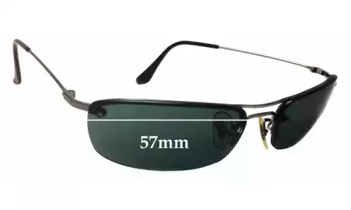 Sunglass Fix Replacement Lenses for Ray-Ban RB3156 - 30mm Tall - 57mm Wide Sunglass Fix Replacement Lenses for Ray-Ban RB3156 - 30mm Tall - 57mm Wide
