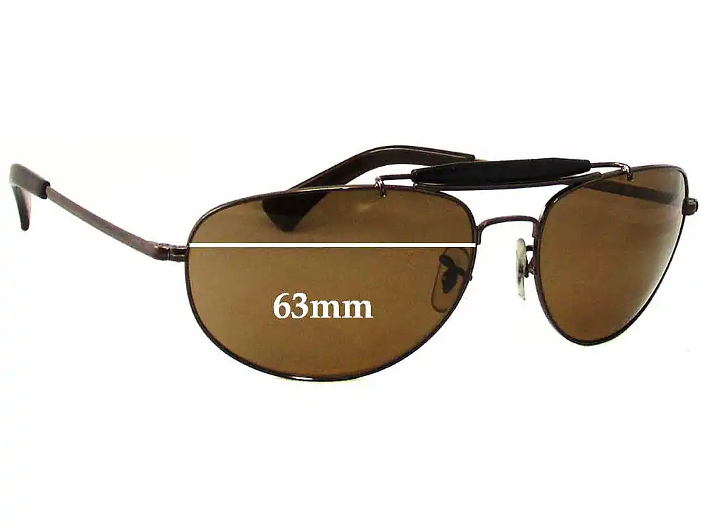 Sunglass Fix Replacement Lenses for Ray-Ban RB3423 - 63mm Wide Sunglass Fix Replacement Lenses for Ray-Ban RB3423 - 63mm Wide