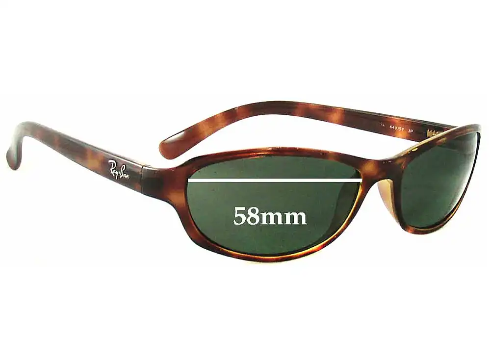 Sunglass Fix Replacement Lenses for Ray-Ban RB4076 Predator - 58mm Wide Sunglass Fix Replacement Lenses for Ray-Ban RB4076 Predator - 58mm Wide