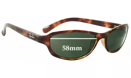 Sunglass Fix Replacement Lenses for Ray-Ban RB4076 Predator - 58mm Wide Sunglass Fix Replacement Lenses for Ray-Ban RB4076 Predator - 58mm Wide