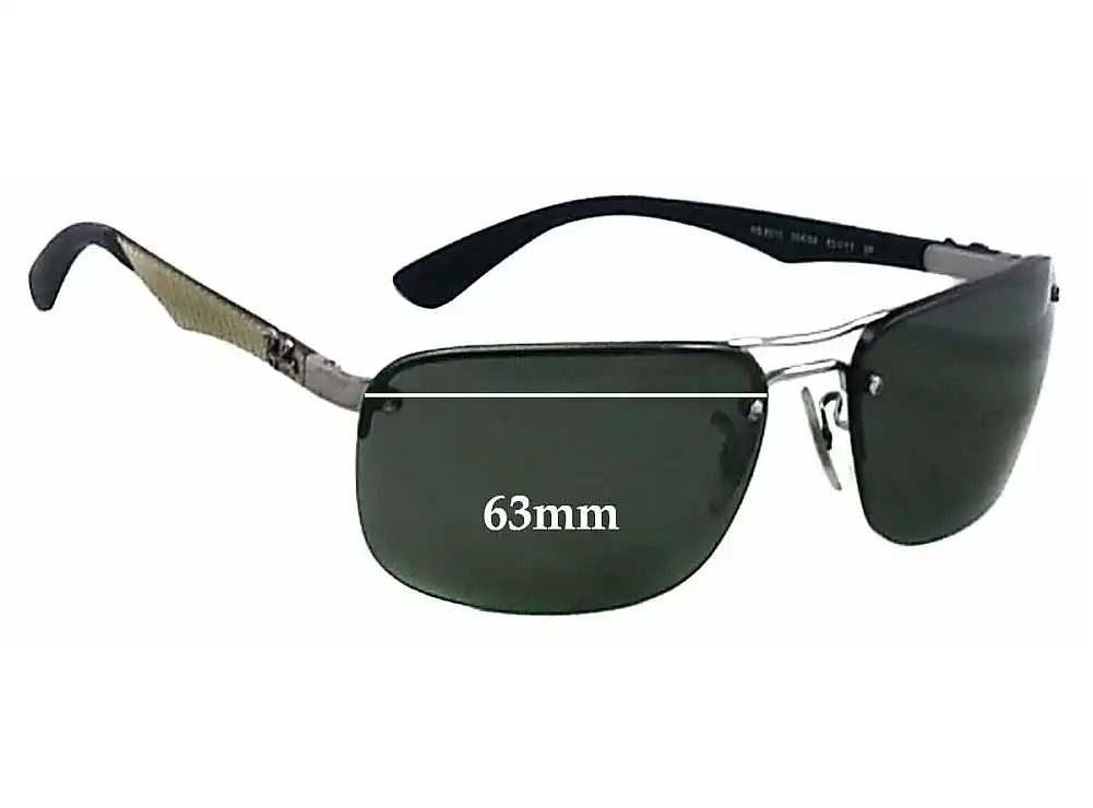 Sunglass Fix Replacement Lenses for Ray-Ban RB8310 Tech - 63mm Wide Sunglass Fix Replacement Lenses for Ray-Ban RB8310 Tech - 63mm Wide