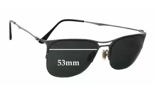 Sunglass Fix Replacement Lenses for Ray-Ban RB8715 LightRay - 53mm Wide Ray-Ban RB8715 LightRay Replacement Lenses 53mm wide