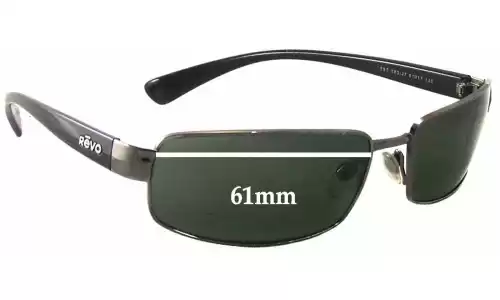 Sunglass Fix Replacement Lenses for Revo 3058 - 61mm Wide Sunglass Fix Replacement Lenses for Revo 3058 - 61mm Wide