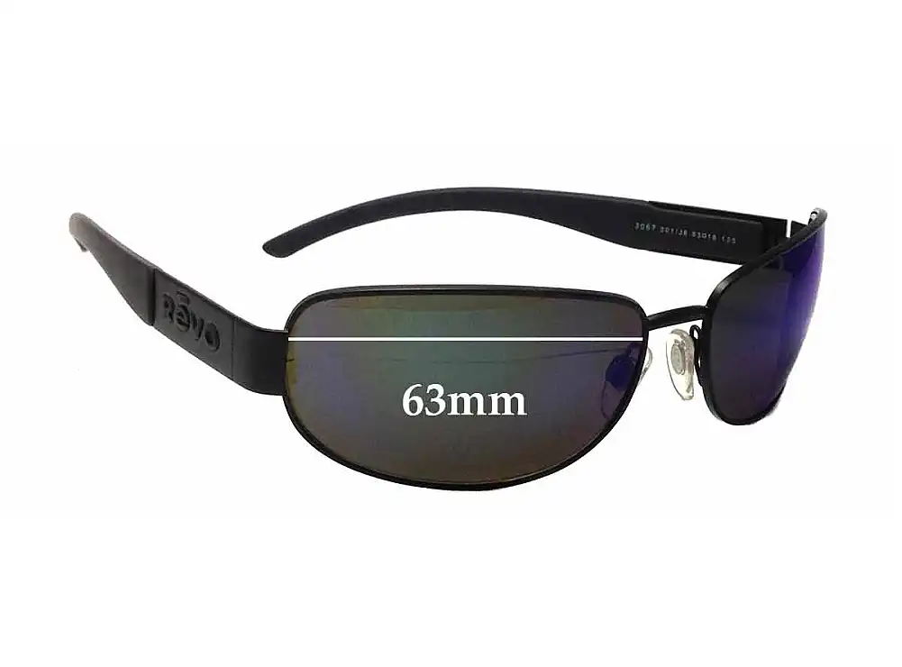 Sunglass Fix Replacement Lenses for Revo 3067 - 63mm Wide Sunglass Fix Replacement Lenses for Revo 3067 - 63mm Wide