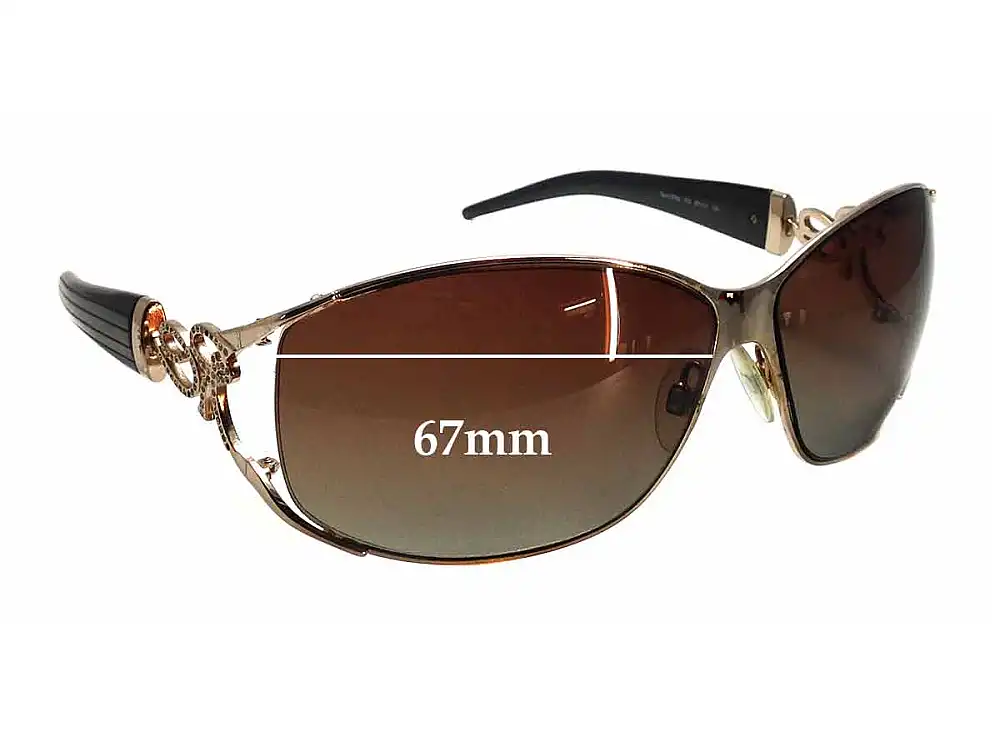 Sunglass Fix Replacement Lenses for Roberto Cavalli Temi 376S - 67mm Wide Sunglass Fix Replacement Lenses for Roberto Cavalli Temi 376S - 67mm Wide