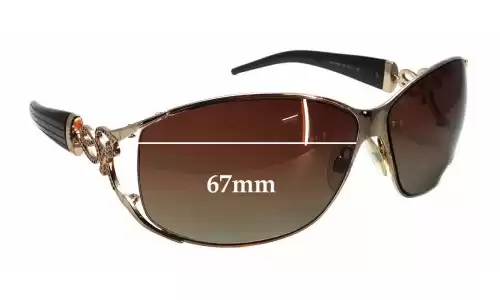 Sunglass Fix Replacement Lenses for Roberto Cavalli Temi 376S - 67mm Wide Sunglass Fix Replacement Lenses for Roberto Cavalli Temi 376S - 67mm Wide