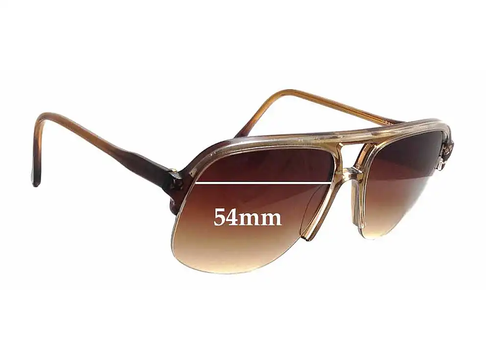 Sunglass Fix Replacement Lenses for Ropco King Rim - 54mm Wide Sunglass Fix Replacement Lenses for Ropco King Rim - 54mm Wide