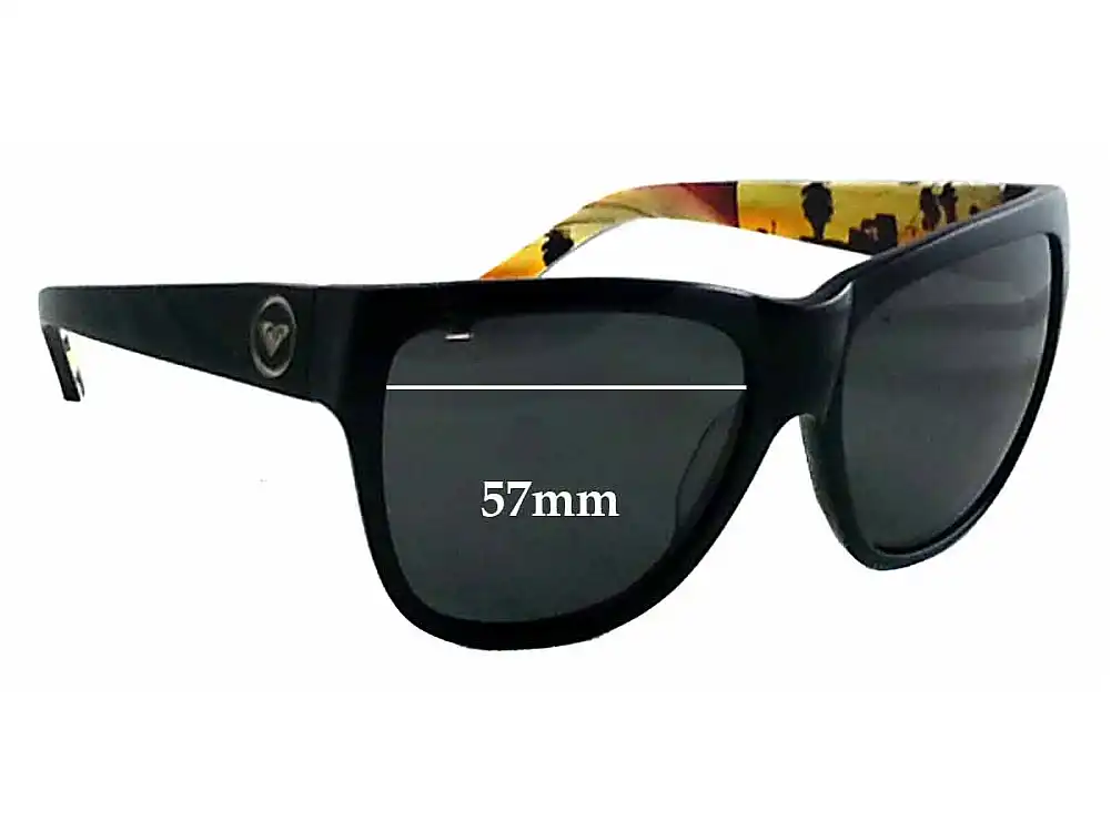 Sunglass Fix Replacement Lenses for Roxy Gossip - 57mm Wide Sunglass Fix Replacement Lenses for Roxy Gossip - 57mm Wide