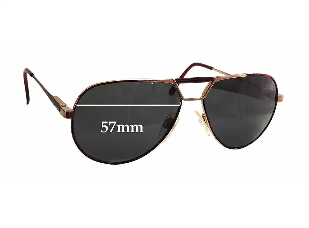 Sunglass Fix Replacement Lenses for Safilo Elasta Aviator - 57mm Wide Sunglass Fix Replacement Lenses for Safilo Elasta Aviator - 57mm Wide