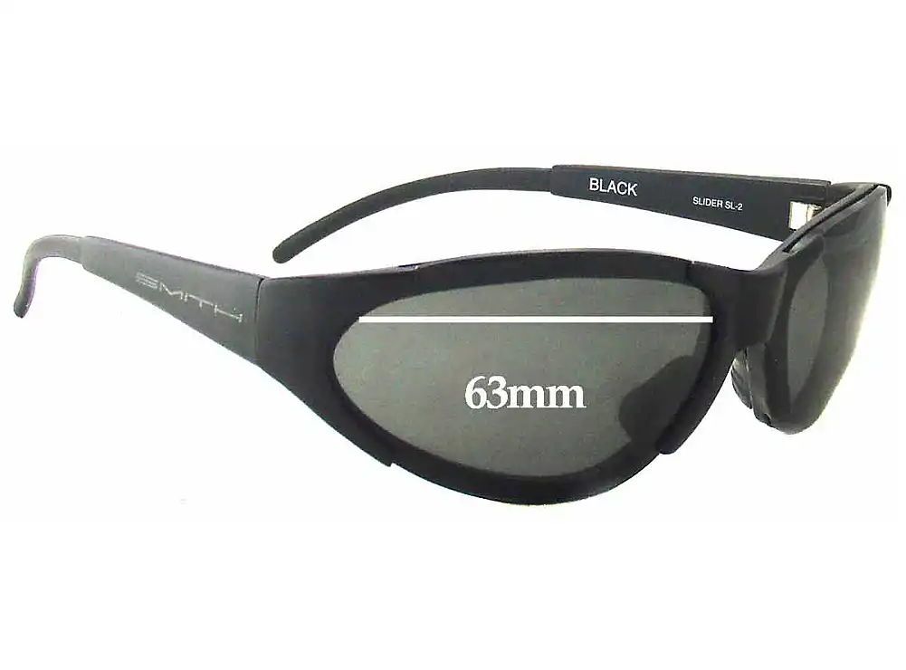 Sunglass Fix Replacement Lenses for Smith Slider SL-2 - 63mm Wide Sunglass Fix Replacement Lenses for Smith Slider SL-2 - 63mm Wide