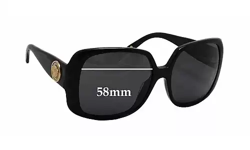 Sunglass Fix Replacement Lenses for Versace VE 4224-K - 58mm Wide Sunglass Fix Replacement Lenses for Versace VE 4224-K - 58mm Wide