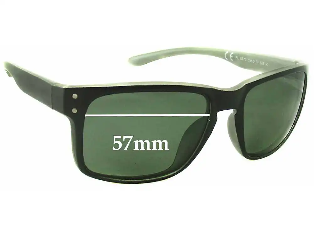 Sunglass Fix Replacement Lenses for Black Ice PL6670 - 57mm Wide Sunglass Fix Replacement Lenses for Black Ice PL6670 - 57mm Wide