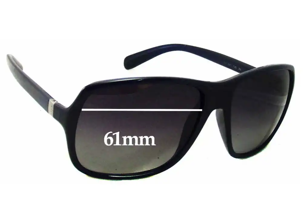 Sunglass Fix Replacement Lenses for Prada SPR07N & PR07NS - 61mm Wide Sunglass Fix Replacement Lenses for Prada SPR07N & PR07NS - 61mm Wide