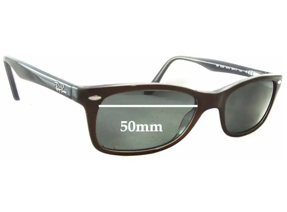 Sunglass Fix Replacement Lenses for Ray-Ban RB5228 - 50mm Wide Sunglass Fix Replacement Lenses for Ray-Ban RB5228 - 50mm Wide