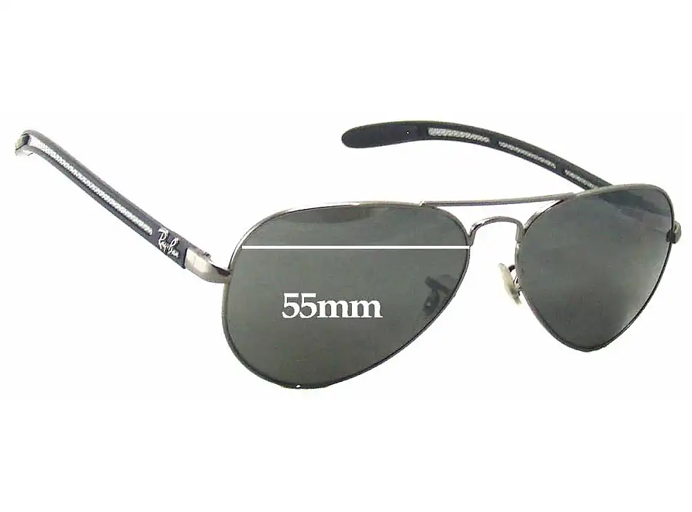 Sunglass Fix Replacement Lenses for Ray-Ban RB8307 Tech - 55mm Wide Sunglass Fix Replacement Lenses for Ray-Ban RB8307 Tech - 55mm Wide