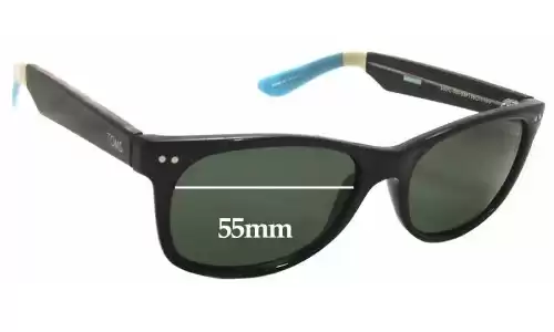 Sunglass Fix Replacement Lenses for Toms Beachmaster - 55mm Wide Sunglass Fix Replacement Lenses for Toms Beachmaster - 55mm Wide