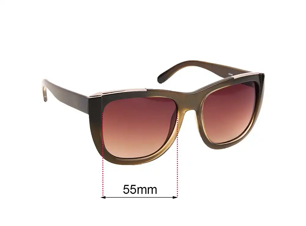 Sunglass Fix Replacement Lenses for Chloe CE 659S - 55mm Wide Sunglass Fix Replacement Lenses for Chloe CE 659S - 55mm Wide