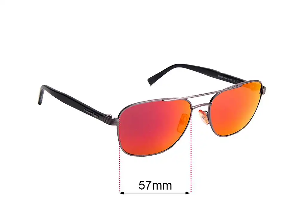 Sunglass Fix Replacement Lenses for Ermenegildo Zegna EZ 0068 - 57mm Wide Sunglass Fix Replacement Lenses for Ermenegildo Zegna EZ 0068 - 57mm Wide