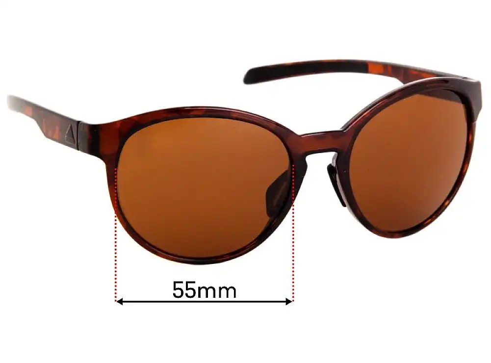 Sunglass Fix Replacement Lenses for Adidas AD31 Beyonder - 55mm Wide Sunglass Fix Replacement Lenses for Adidas AD31 Beyonder - 55mm Wide