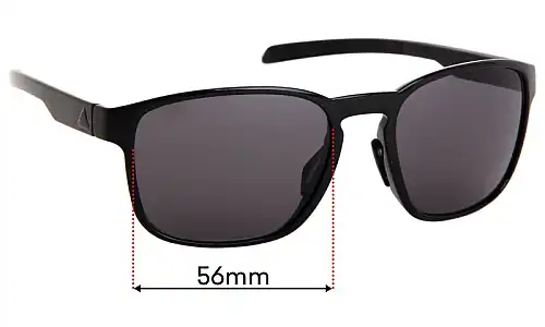 Sunglass Fix Replacement Lenses for Adidas AD32 Protean - 56mm Wide Adidas AD32 Protean Replacement Lenses 56mm wide