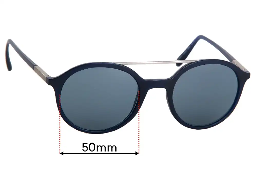 Sunglass Fix Replacement Lenses for Giorgio Armani AR 8077 - 50mm Wide Sunglass Fix Replacement Lenses for Giorgio Armani AR 8077 - 50mm Wide