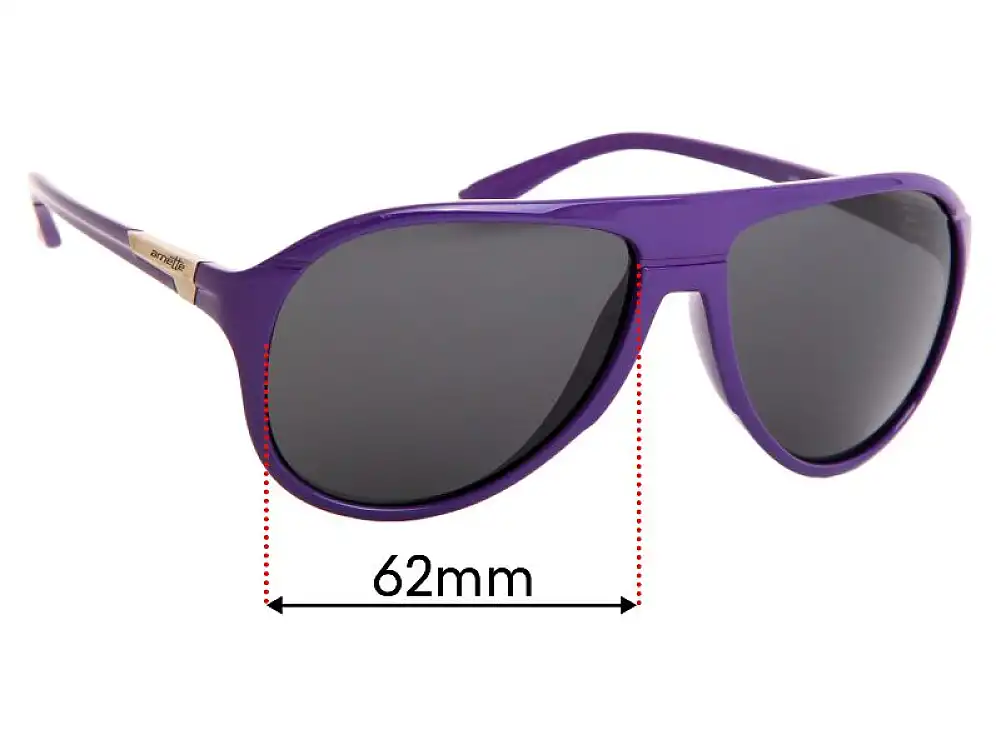 Arnette Highlife AN4134 Replacement Lenses 62mm Arnette Highlife AN4134 Replacement Lenses 62mm