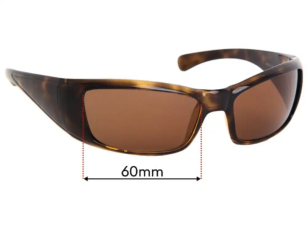 Sunglass Fix Replacement Lenses for Arnette Rage XL AN4077 - 60mm Wide Sunglass Fix Replacement Lenses for Arnette Rage XL AN4077 - 60mm Wide