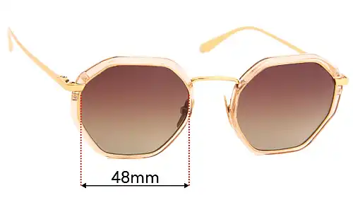 Sunglass Fix Replacement Lenses for Bailey Nelson Reba - 48mm Wide Bailey Nelson Reba Replacement Lenses 48mm wide