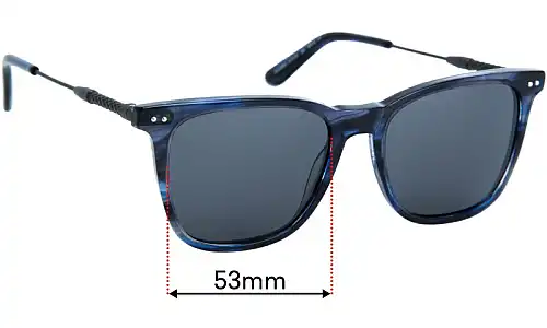 Sunglass Fix Replacement Lenses for Bottega Veneta BV 0072S - 53mm Wide Sunglass Fix Replacement Lenses for Bottega Veneta BV 0072S - 53mm Wide