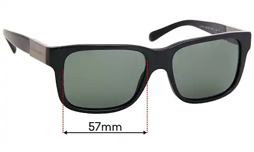 Sunglass Fix Replacement Lenses for Burberry B 4170 - 57mm Wide Sunglass Fix Replacement Lenses for Burberry B 4170 - 57mm Wide