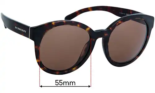 Sunglass Fix Replacement Lenses for Burberry B 4231-D - 55mm Wide Sunglass Fix Replacement Lenses for Burberry B 4231-D - 55mm Wide