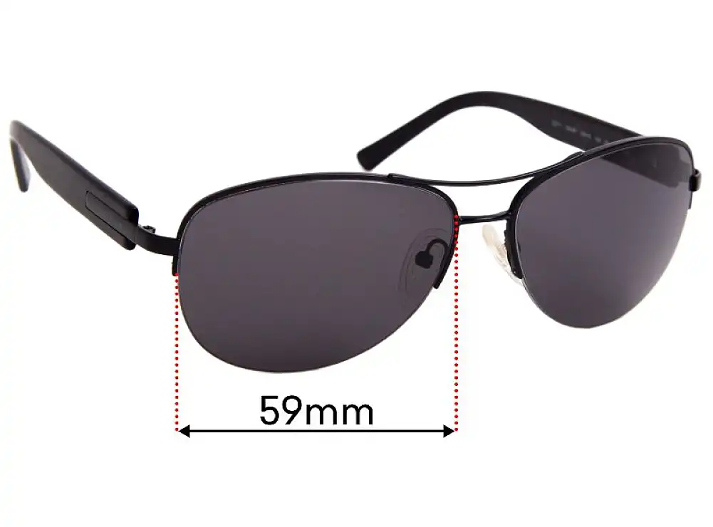 Sunglass Fix Replacement Lenses for Bvlgari 5011 - 59mm Wide Sunglass Fix Replacement Lenses for Bvlgari 5011 - 59mm Wide