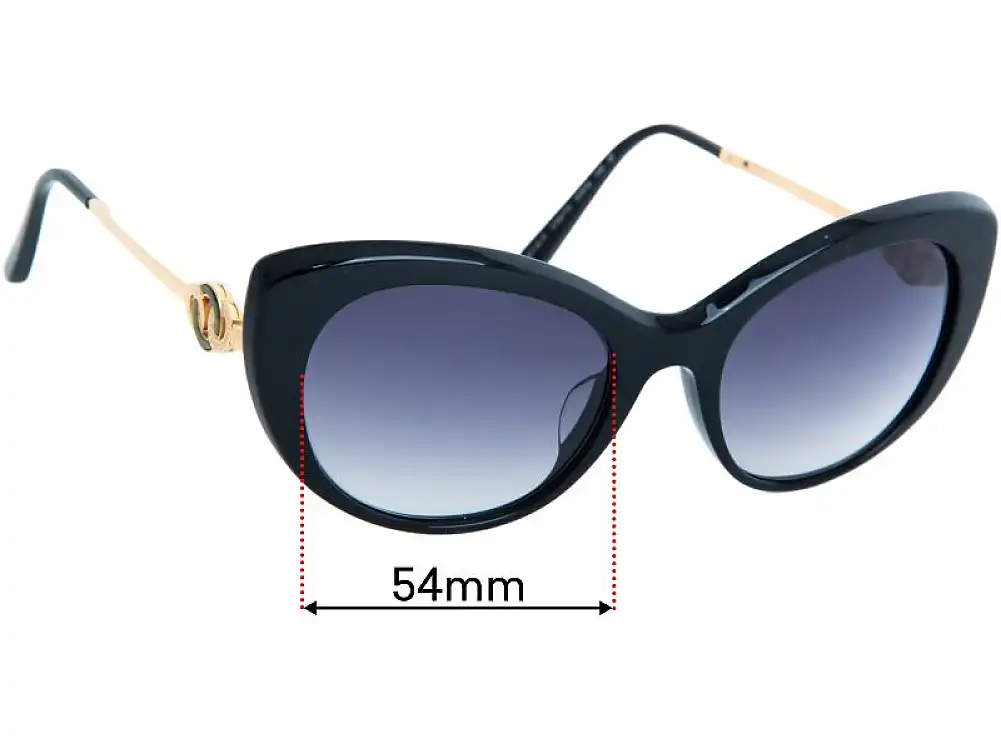 Sunglass Fix Replacement Lenses for Bvlgari 8141-K-F - 54mm Wide Sunglass Fix Replacement Lenses for Bvlgari 8141-K-F - 54mm Wide
