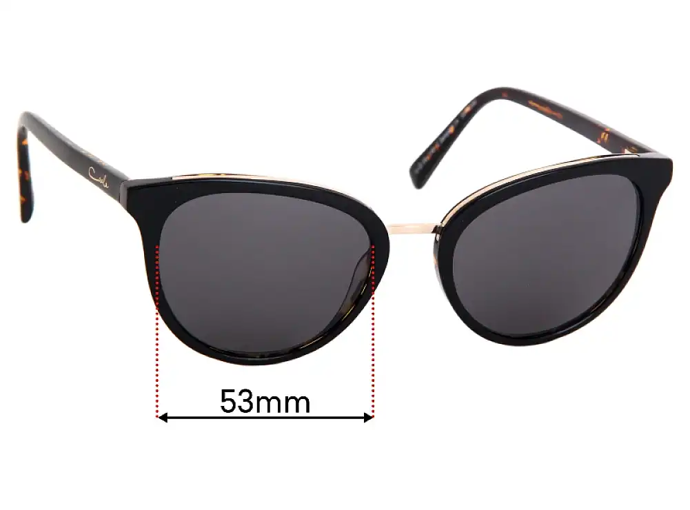Sunglass Fix Replacement Lenses for Carla Zampatti 14 - 53mm Wide Sunglass Fix Replacement Lenses for Carla Zampatti 14 - 53mm Wide