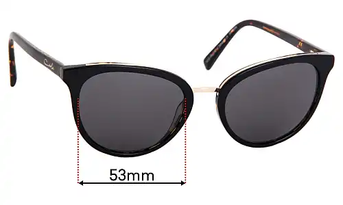 Sunglass Fix Replacement Lenses for Carla Zampatti 14 - 53mm Wide Sunglass Fix Replacement Lenses for Carla Zampatti 14 - 53mm Wide