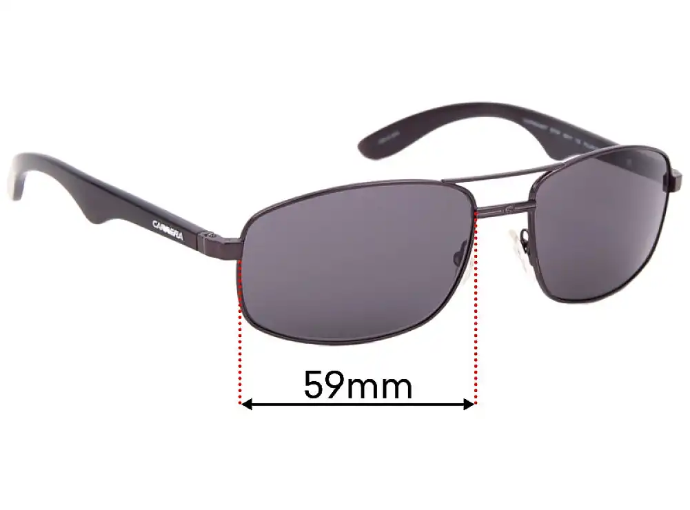 Sunglass Fix Replacement Lenses for Carrera 6007 - 59mm Wide Sunglass Fix Replacement Lenses for Carrera 6007 - 59mm Wide