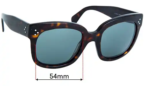 Sunglass Fix Replacement Lenses for Celine CL 41805/S - 54mm Wide Sunglass Fix Replacement Lenses for Celine CL 41805/S - 54mm Wide
