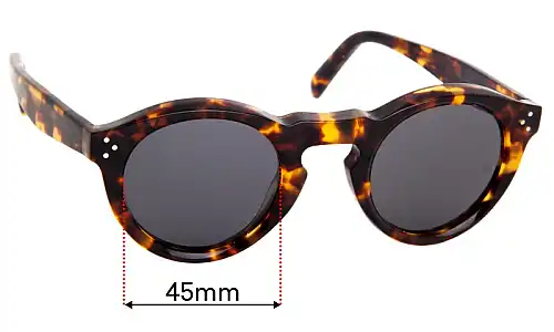 Sunglass Fix Replacement Lenses for Celine CL 41370/S - 45mm Wide Sunglass Fix Replacement Lenses for Celine CL 41370/S - 45mm Wide