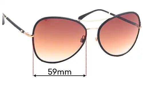 Sunglass Fix Replacement Lenses for Chanel 4227-Q - 59mm Wide Sunglass Fix Replacement Lenses for Chanel 4227-Q - 59mm Wide