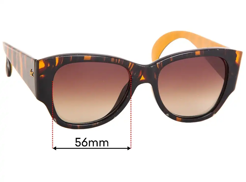 Sunglass Fix Replacement Lenses for Christian Lacroix 7330 - 56mm Wide Sunglass Fix Replacement Lenses for Christian Lacroix 7330 - 56mm Wide
