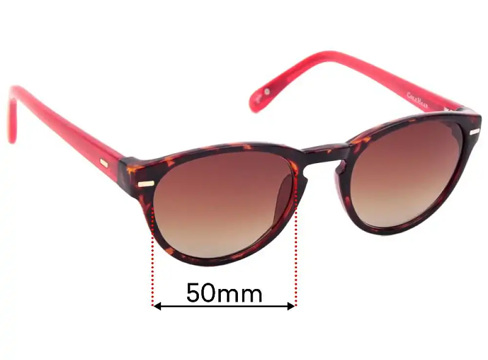 Sunglass Fix Replacement Lenses for Cole Haan C6089 - 50mm Wide Sunglass Fix Replacement Lenses for Cole Haan C6089 - 50mm Wide