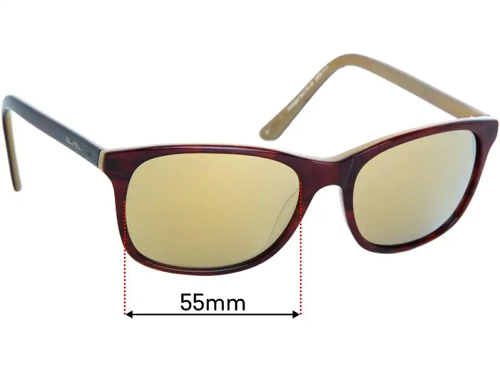 Sunglass Fix Replacement Lenses for Collette Dinnigan Sun Rx 10 - 55mm Wide Sunglass Fix Replacement Lenses for Collette Dinnigan Sun Rx 10 - 55mm Wide