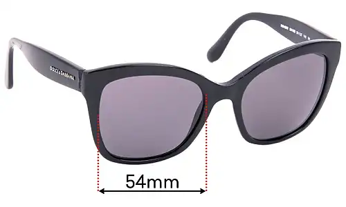 Sunglass Fix Replacement Lenses for Dolce & Gabbana DG4240 - 54mm Wide Sunglass Fix Replacement Lenses for Dolce & Gabbana DG4240 - 54mm Wide