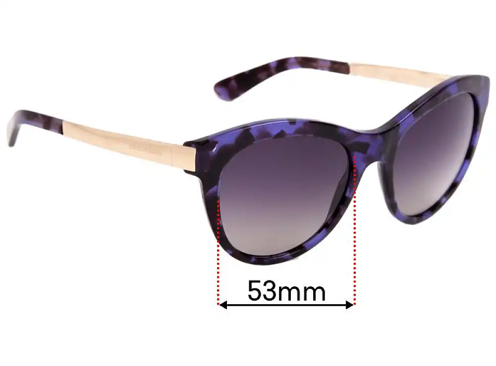Sunglass Fix Replacement Lenses for Dolce & Gabbana DG4243 - 53mm Wide Sunglass Fix Replacement Lenses for Dolce & Gabbana DG4243 - 53mm Wide