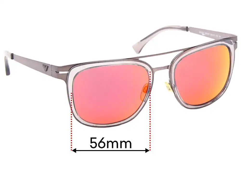 Sunglass Fix Replacement Lenses for Emporio Armani EA2030 - 56mm Wide Sunglass Fix Replacement Lenses for Emporio Armani EA2030 - 56mm Wide