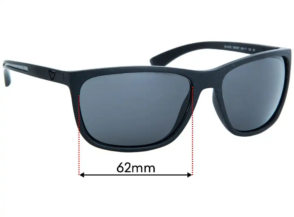 Sunglass Fix Replacement Lenses for Emporio Armani EA4078 - 62mm Wide Sunglass Fix Replacement Lenses for Emporio Armani EA4078 - 62mm Wide