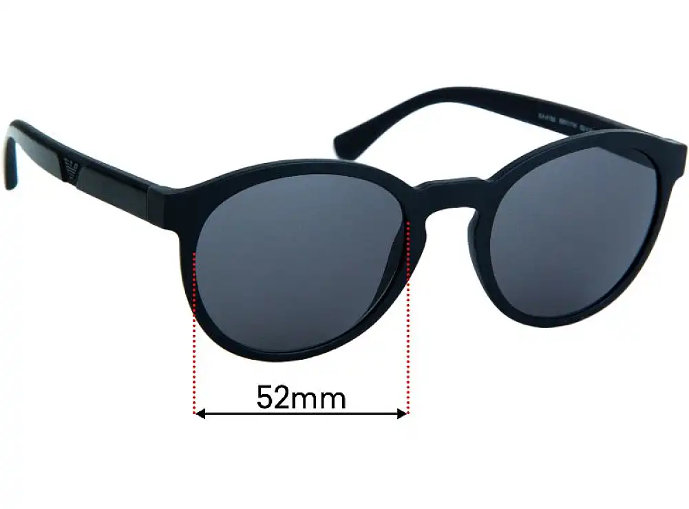 Sunglass Fix Replacement Lenses for Emporio Armani EA4152 - 52mm Wide Sunglass Fix Replacement Lenses for Emporio Armani EA4152 - 52mm Wide