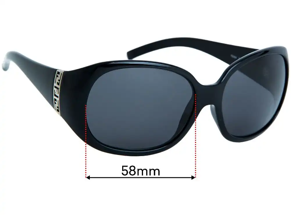 Sunglass Fix Replacement Lenses for Fendi FS 354 - 58mm Wide Sunglass Fix Replacement Lenses for Fendi FS 354 - 58mm Wide