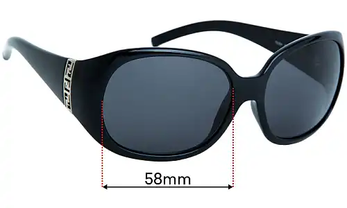 Sunglass Fix Replacement Lenses for Fendi FS 354 - 58mm Wide Sunglass Fix Replacement Lenses for Fendi FS 354 - 58mm Wide